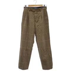 NOAH (ノア)Double Pleats Wool Trousersブラウン28