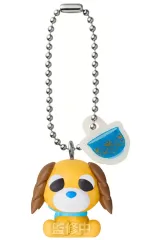 【中古】食玩 キーホルダー ムハ 「チョコボーロ お茶犬」