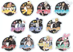 【中古】バッジ・ビンズ 全11種セット 「おなまえプレートバッジ 家庭教師ヒットマンREBORN!×SANRIO CHARACTERS 01.コラボイラスト」