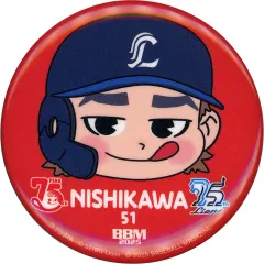 【中古】バッジ・ピンズ 西川愛也#51 缶バッジ 「BBM 埼玉西武ライオンズカードセット 2025 LIONS BOUQUET」 封入特典