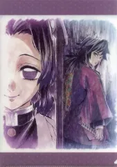 【中古】クリアファイル E.冨岡義勇＆胡蝶しのぶ 那田蜘蛛山編 提供イラスト A4クリアファイル 「劇場版 鬼滅の刃 無限列車編×ufotable Cafe 第二期」