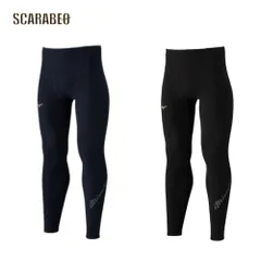 ミズノプロ ブレスサーモ ロングタイツ ユニセックス 吸湿発熱 秋冬用 S M L O XO ブラック ネイビー 日本製 12jbcx75 ブラック（09） O