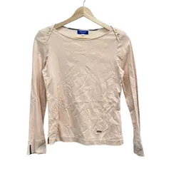 BLUE LABEL CRESTBRIDGE(ブルーレーベルクレストブリッジ) 長袖Tシャツ サイズ38 M レディース美品  - ライトピンク