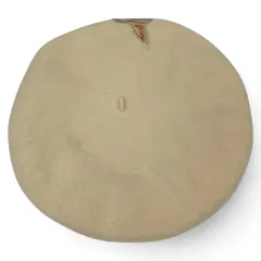 CHANEL (シャネル)ココマーク　ウールベレー帽アイボリー