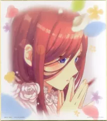 【中古】紙製品 中野三玖(アップ) 色紙 色コレ 「一番くじ 五等分の花嫁」 F賞