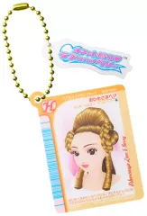 【中古】食玩 キーホルダー 6.おひめさまヘア 「オシャレ魔女 ラブ and ベリー ミラーチャーム＆グミ」
