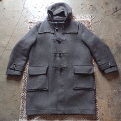 美品 スコッチハウス ハリスツイード ヘリンボーン ツイード ダッフル