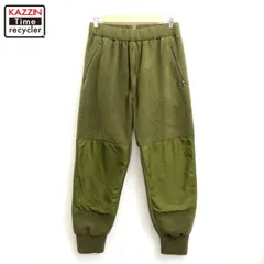 90s vintage カナダ軍 CANADIAN ARMY ナイロン切り替え フリース ミリタリーパンツ メンズ Sサイズ相当