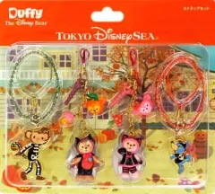 【中古】ストラップ(キャラクター) ダッフィー＆シェリーメイ ストラップセット(4個組) 「ディズニー・ハロウィーン2013」 東京ディズニーシー限定
