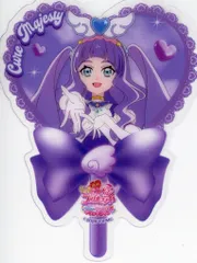 映画キミとアイドルプリキュア♪ 来場者特典 うちわ型クリアカード(キュアマジェスティ) 第2弾