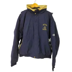 チャンピオン Champion 90s NOTRE DAME ノートルダム・ファイティング・アイリッシュ 刺繍ロゴ 中綿ジャケット メンズ import：XXL 