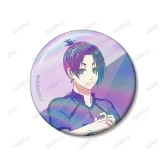 【中古】バッジ・ビンズ B.御影玲王 「ブルーロック 描き下ろし 試合前の準備中ver. トレーディング Ani-Art clear label オーロラ缶バッジ」