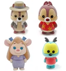 【中古】トレーディングフィギュア 全4種セット 「チップとデールの大作戦 レスキュー・レンジャーズ ふわふわフィギュアコレクション」