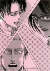 【中古】クリアファイル エルヴィン＆ハンジ＆リヴァイ A4クリアファイル 「進撃の巨人展 FINAL」