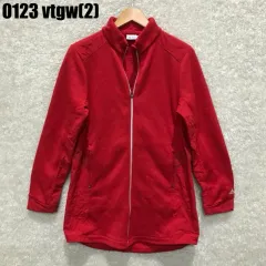 アディダス レッド レディース フリース ジャケット XL