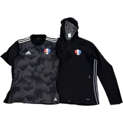 adidas clima cool REGISTA FC トレーニングシャツ パーカー XO 2枚セット 古着