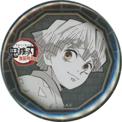 【中古】バッジ・ピンズ 我妻善逸 57mm缶バッジ 「劇場版 鬼滅の刃 無限列車編×ufotable DINING 第3期」 お楽しみくじ景品