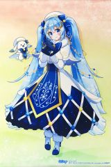 [중고] 태피스트리 스노우 미쿠 2021 (스만 ver.) A2 태피스트리 [SNOW MIKU 2021]