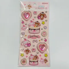 シュガーバニーズ　サンリオ　キラキラジュエルシール　Y2Kホイップ　サンスター文具　4901770034638 　平成レトロ　シュガバニ