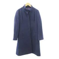 バジーレ BASILE 28 アンゴラ コート ジャケット 紫 パープル 42 約M IBO87