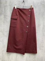 COLLAGE コラージュ ガリャルダガランテ ボタン タイト スカート size1/ボルドー ◇■レディース