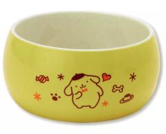 【中古】皿・茶碗 6.ポムポムプリン ボウル イエロー 「サンリオ当りくじ ポムポムプリン当りくじ」