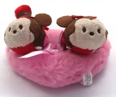 【中古】ぬいぐるみ ミッキーマウス＆ミニーマウス バレンタイン(2020) ぬいぐるみセット ミニ(S) 「ディズニー TSUM TSUM -ツムツム-」 ディズニーストア限定