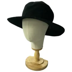 CA4LA　ウールハット　ハット　帽子　無地　つば広　フェルト　日本製　グッズ　古着