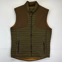 古着 エディー・バウアー Eddie Bauer ベスト ダウンベスト 切り替えデザイン アウトドア グースダウン L-T  ブラウン メンズ