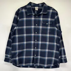 古着 ザ・ノースフェイス THE NORTH FACE 長袖シャツ 大きいサイズ ネルシャツ チェック柄 ワンポイントロゴ 2XL マルチカラー メンズ