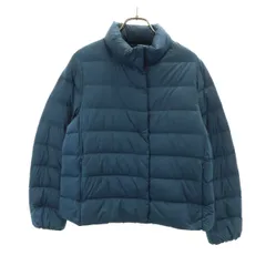 UNIQLO ユニクロ ウルトラライトダウンジャケット M ネイビー 収納袋付き レディース 古着
