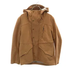 nano universe ナノユニバース フーデッド ジャケット S ブラウン メンズ 古着