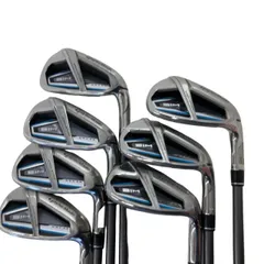 【中古】 テーラーメイド SIM MAX・OS  7S アイアンセット IR TENSEI BLUE TM60(IR) (フレックスR) メンズ 男性用 右利き 右用 Cランク ゴルフクラブ