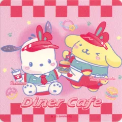 【中古】コースター ポチャッコ＆ポムポムプリン 限定ランダムコースター 「サンリオキャラクターズ Diner Cafe in ラフォーレ原宿」 コラボメニュー注文特典
