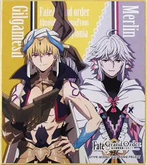 【中古】紙製品 キャスター/ギルガメッシュ＆キャスター/マーリン 「Fate/Grand Order -絶対魔獣戦線バビロニア- Limited Shop in マルイ トレーディングミニ色紙」