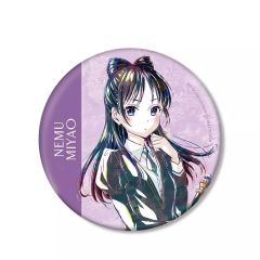 [중고] 배지 빈즈 미야오 음몽 Ani-Art BIG 캔 배지 [위치 워치]