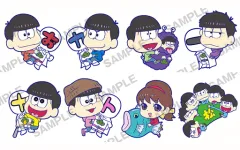 【中古】ストラップ(キャラクター) 全8種セット 「おそ松さん ぴたコレ ラバーストラップ 第2弾」