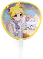 【中古】うちわ・扇子 鏡音レン(VIRTUAL SINGER)×リトルツインスターズ(キキ) うちわ 「セガ ラッキーくじ プロジェクトセカイ カラフルステージ! feat. 初音ミク×サンリオキャラクターズ」 E賞