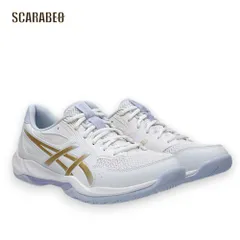asics アシックス GEL-ROCKET 12 ゲルロケット 12 White/Champagne インドアシューズ バレーボール バドミントン ハンドボール 室内用 STANDARD 幅 1073a080-102 23.0