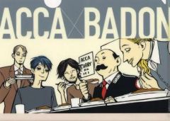 [중고] 클리어 파일 키 비주얼 B5 클리어 파일 [ACCA13구 감찰과×BADON 카페] 상품 구입 스탬프 특전