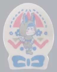 【中古】皿・茶碗(キャラクター) カラ松 ミニイースターエッグプレート 「一番くじ おそ松さん～白黒うさぎのイースター～」 G賞
