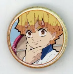 【中古】バッジ・ピンズ 我妻善逸(顎に手) 「鬼滅の刃 中高一貫!!キメツ学園物語 ～鬼滅の宴=特別編～ キメツ学園カフェ くじ引き32mm缶バッジ」