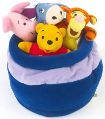 【中古】ぬいぐるみ プーさん＆ピグレット＆イーヨー＆ティガー ぬいぐるみ 「くまのプーさん」 海外ディズニーストア限定