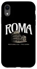 iPhone XR ローマ・コロッセオ・リプブリカ・イタリアーナ スマホケース