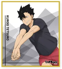 【中古】紙製品 黒尾鉄朗 「ハイキュー!! トレーディングミニ色紙 ～レシーブ～」