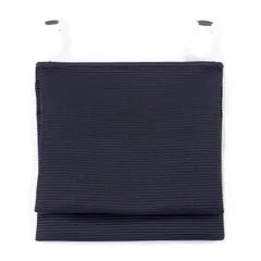 移動ポケット 日本製 グログラン クリップ ポケットバッグ ポケットポーチ 小学生 幼稚園 園児 小学校 ブラック 黒