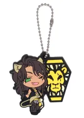 【中古】食玩 キーホルダー レオナ・キングスカラー 「ディズニー ツイステッドワンダーランド ラバーマスコット Vol.2」