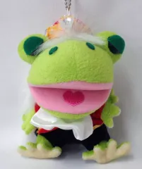 【中古】ぬいぐるみマスコット・ぬいぐるみバッジ みにポチ王 ぬいぐるみキーホルダー 「王様ジャングル」 イベントグッズ