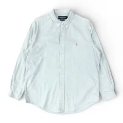 90's ポロ オックスフォード シャツ L