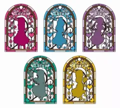 【中古】キーホルダー・マスコット(キャラクター) 全5種セット 「ご注文はうさぎですか?? ステンドグラス風アクリルキーホルダー 第3弾」